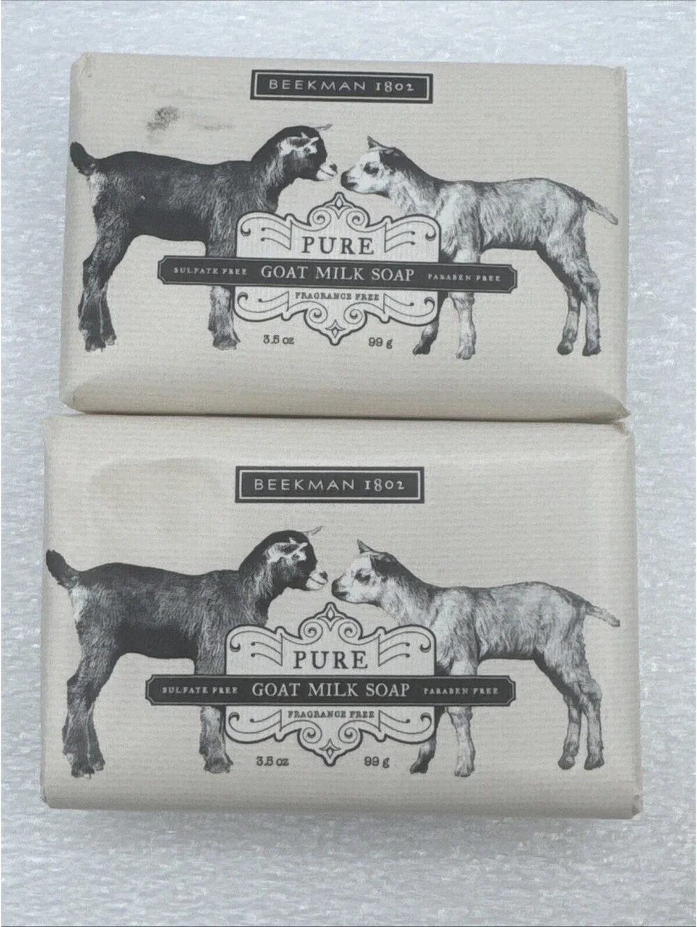 Lot Of 14 Beekman 1802 Goat Milk 3.5oz Palm Bar Soaps Vanilla, Davesforth…
